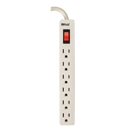 Southwire Power Strip, Surge, 2 ft., White 3835204